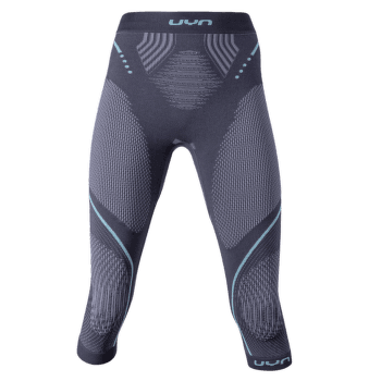 Legíny 3/4 UYN Evolutyon UW Pants Medium Women Charcoal/Anthracite/Aqua