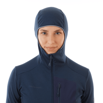 Aconcagua Light ML Hooded Jacket Women (1014-00700) peacoat melange