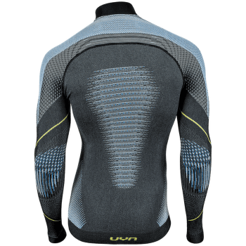 Triko dlouhý rukáv UYN Evolutyon UW Shirt Turtle Neck Men Anthracite melange/Blue/Yellow Shiny