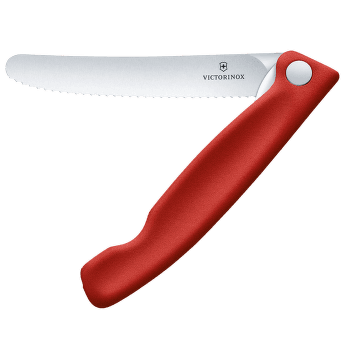 Nůž Victorinox Swiss Classic Foldable Paring knife, wavy Red