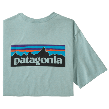 Triko krátký rukáv Patagonia P-6 Logo Responsibili Tee Men Big Sky Blue