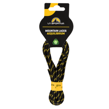 Šnúrky La Sportiva Mountain Aequilibrium Laces Black/Yellow_999100