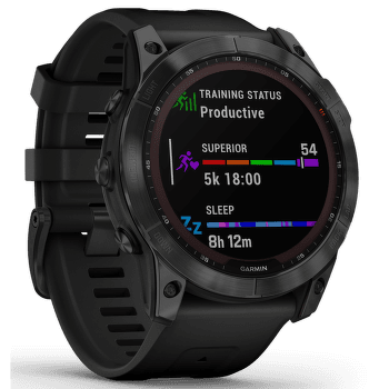 Hodinky Garmin fenix 7X Sapphire Solar Titan Black/Black Band