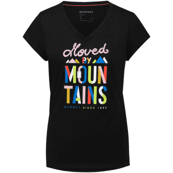 Tričko krátky rukáv Mammut Massone T-Shirt Slogan Women black 0001