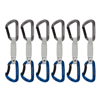 Workhorse Keylock 12 cm 6-Pack Quickdraws Grey-Blue 33275
