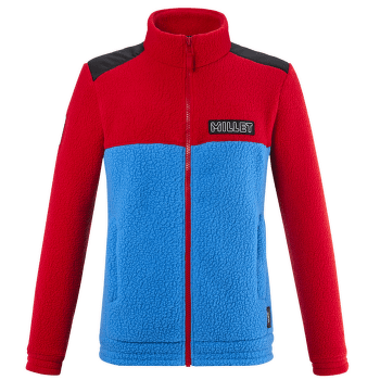 Mikina Millet Thermal Polar Fleece Jacket Men ELECTRIC BLUE/RED