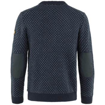 Svetr Fjällräven Övik Nordic Sweater Men Dark Navy