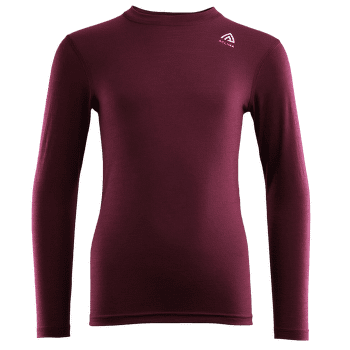 Triko dlouhý rukáv Aclima LightWool T-Shirt Crew Neck Zinfandel