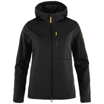 Bunda Fjällräven Keb Fleece Hoodie Women Black