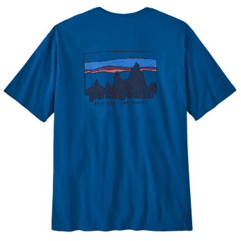 Triko krátký rukáv Patagonia 73 Skyline Organic T-Shirt Men Endless Blue