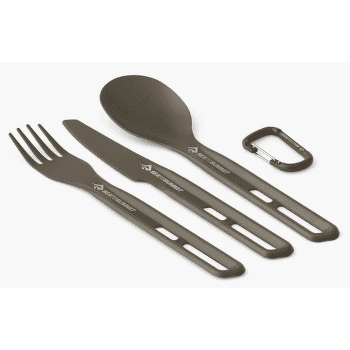 Príbor Sea to Summit Frontier UL Cutlery Set - [3 Piece] Aluminium Hard Anodised Grey