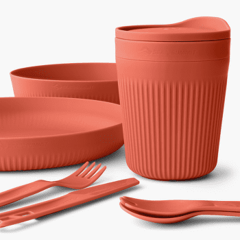 Set Sea to Summit Passage Dinnerware Set - [1P] [7 Piece] Spicy Orange