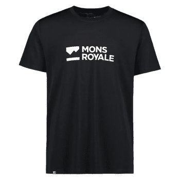 Tričko krátky rukáv Mons Royale Icon Merino Air-Con T-Shirt Black