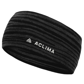 Čelenka Aclima WarmWool Headband Black Motion