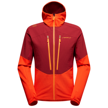 Mikina La Sportiva Session Tech Hoody Men Cherry Tomato/Sangria