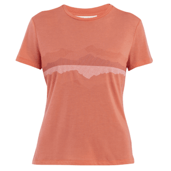 Tričko krátky rukáv Icebreaker Merino Core SS Tee Cook Reflected Women TANG