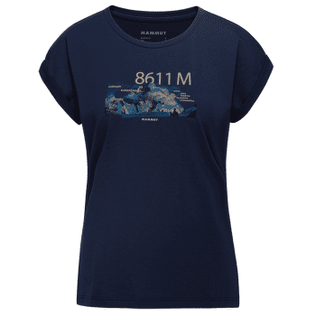 Tričko krátky rukáv Mammut Mountain T-Shirt 8611m Women marine 5118