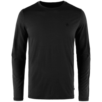 Tričko dlhý rukáv Fjällräven Abisko Wool LS Men Black