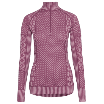 Tričko dlhý rukáv Kari Traa Smekker H/Z Women PLUM