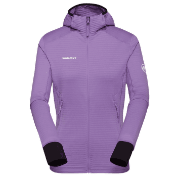 Mikina Mammut Taiss Light ML Hooded Jacket Women 6441 lavandin-black
