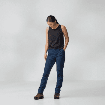 Kalhoty Fjällräven Abisko Hybrid Trail Trousers Women Black