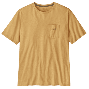 Tričko krátky rukáv Patagonia Boardshort Logo Pocket Responsibili Tee Men Beeswax Tan