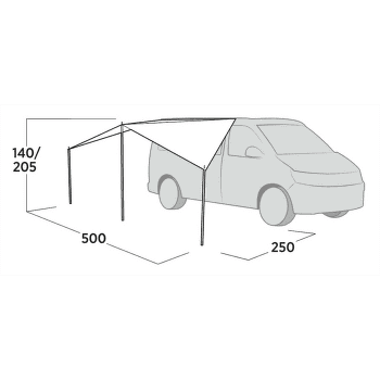 Přístřešek EasyCamp Lom Tri Canopy