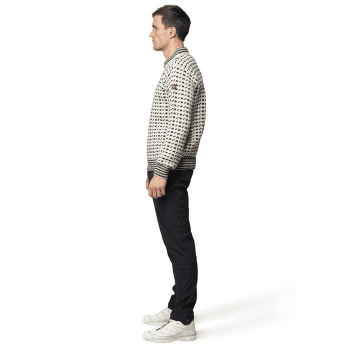 Sveter Devold Original Islender Crew Neck 150B  CHALK PINK/ANTHRACITE