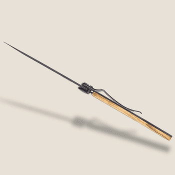 Nůž Deejo Tattoo Black 37g, Olive Wood, Taurus