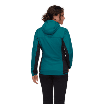 Bunda Mammut Rime Light IN Hybrid Hooded Jacket Women black 0001