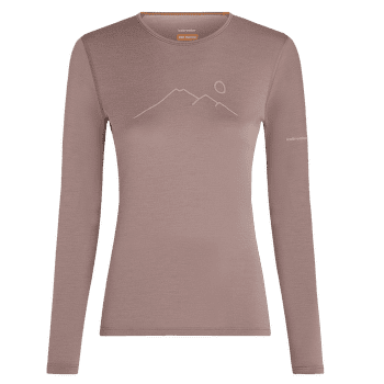 Triko dlouhý rukáv Icebreaker Merino 200 Oasis LS Crewe Rainer Ridge Women SUMMIT