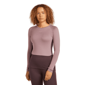 Triko dlouhý rukáv Icebreaker Merino 260 ZoneKnit™ LS Crewe Women JAVA/SUMMIT/CB