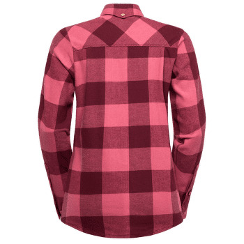 Košile dlouhý rukáv La Sportiva RAMBLER FLANNEL SHIRT WOMEN Redwood/Rosebay