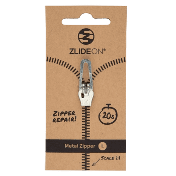 Jezdec ZlideON Repair slider for metal zipper Silver