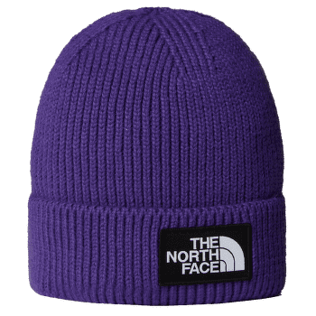Čepice The North Face TNF LOGO BOX CUFFED BEANIE PEAK PURPLE