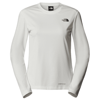 Triko dlouhý rukáv The North Face SHADOW LONG SLEEVE T-SHIRT Women WHITE DUNE
