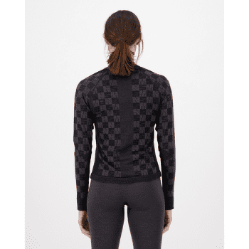 Tričko dlhý rukáv Mons Royale Ascender Merino Seamless Long Sleeve Women Mauve / Black