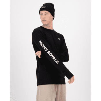Triko dlouhý rukáv Mons Royale Yotei Classic Long Sleeve Men Black