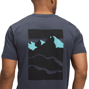 Tričko krátky rukáv Black Diamond Mountainscape SS Tee Men Agave