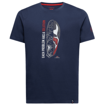Tričko krátky rukáv La Sportiva SOLUTION T-SHIRT Night Sky/Mountain Red