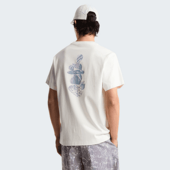 Tričko krátky rukáv The North Face Stones Relaxed Short Sleeve Tee-Graphic Men WHITE DUNE