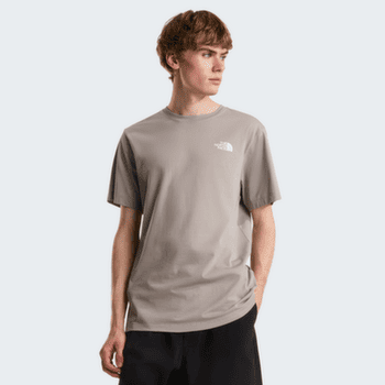 Tričko krátky rukáv The North Face Evolution Box NSE Regular Short Sleeve Men Khaki Stone