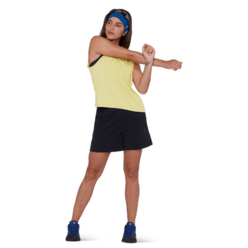 Tílko Mammut SELUN FL CAP SLEEVE TOP WOMEN nebla