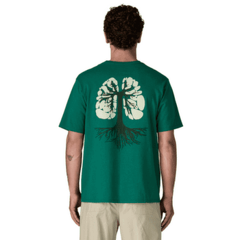 Tričko krátky rukáv Patagonia Run Like Roots Responsibili-Tee Men White