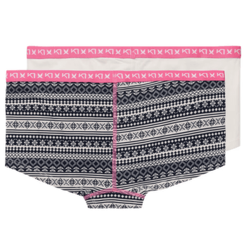 Kalhotky Kari Traa TINA HIPSTER 2PK NWHITE/OFF WHITE