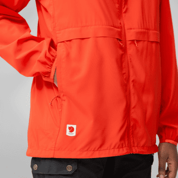 Bunda Fjällräven HIGH COAST WIND HOODIE WOMEN Chalk Rose