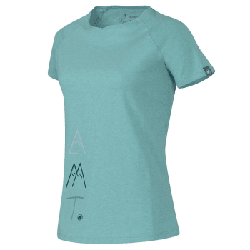 Tričko krátky rukáv Mammut Meteora T-Shirt Women fiji melange 5773