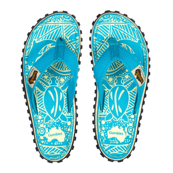 Žabky Gumbies Gumbies Turquoise Pattern Turquoise Pattern