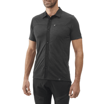 Košile krátký rukáv Millet Vecchia Wool Shirt Men BLACK - NOIR