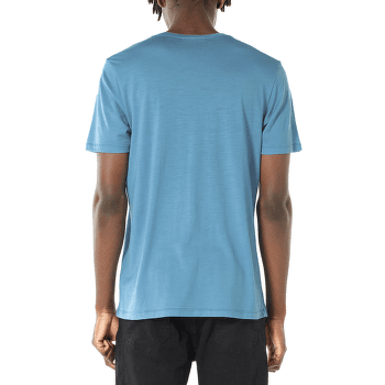 Tričko krátky rukáv Icebreaker Nature Dye Tech Lite SS Crewe Anniversary Ram Men TRUE INDIGO LT